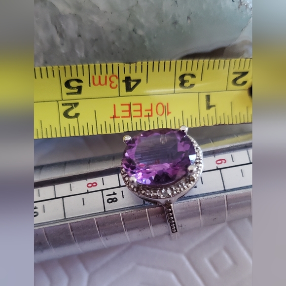 Genuine Amethyst ring - Picture 7 of 10